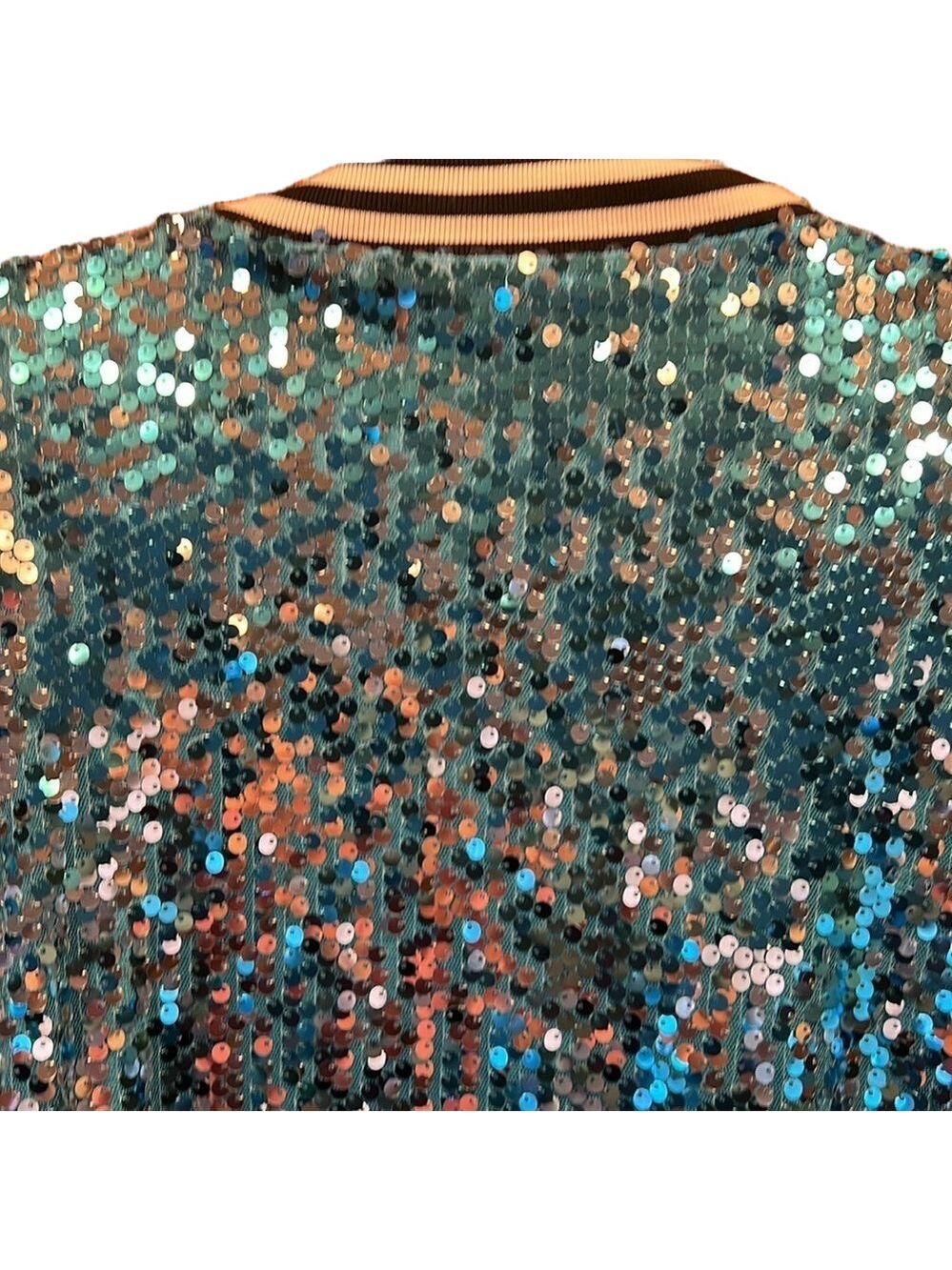 Anna-Kaci California Jacket, SZ XXL, PTP 27”, Length 27.5”, Full of Sparkles - Picture 8 of 9